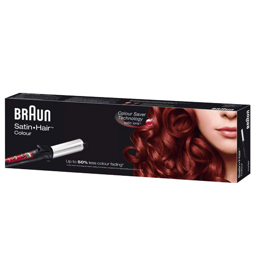 Braun Satin 7 Iontec Hair Curler, Color Saver Technology, 43W Power, Moisture Level Balance, Precise Temperature Regulation, EC2MN