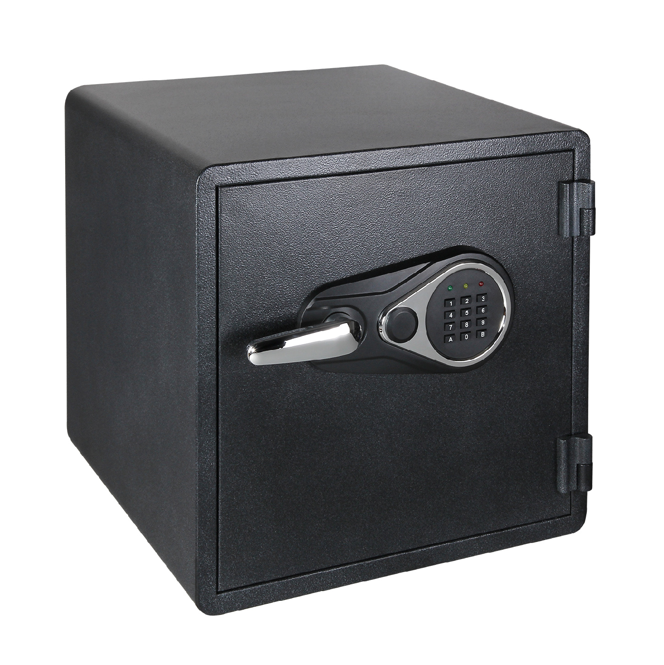 Lock Well Fire Safe, Digital Lock, 1 Removable Shelf, Black/Silver Color, SWF1818E