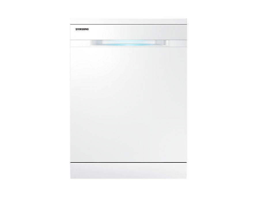 Samsung Free Standing Dishwasher with WaterWall, White, DW60M9530FW