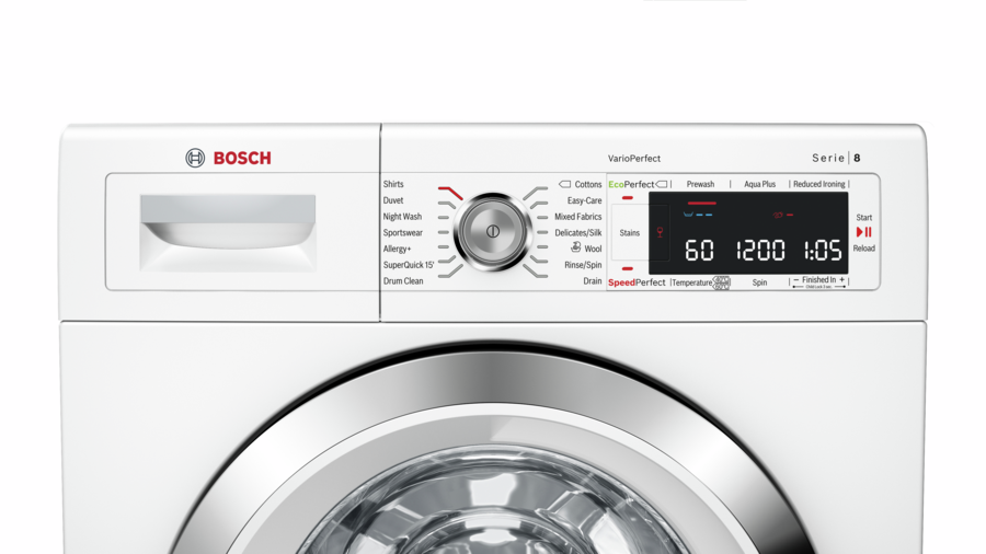Bosch Front Load Washer, 8Kg, 1600 Rpm, White, WAW32560
