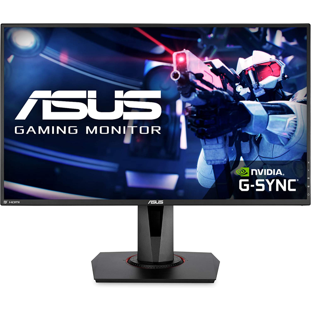 Asus Gaming Monitor 27Inch, Full HD, 0.5MS, 165Hz (Above 144Hz), G-Sync Compatible, Freesync Premium, ASU-VG278QR