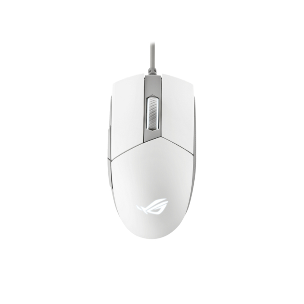 Asus ROG Strix Impact II Moonlight White Wired Gaming Mouse, ASU-90MP02C0
