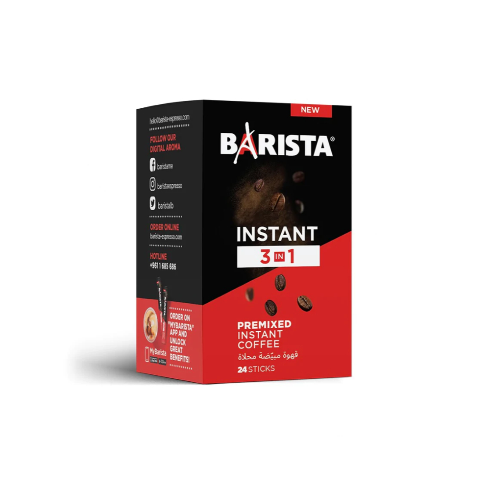 Barista Instant Coffee 3-IN-1 24 Sachet /Box, ICS-3IN1