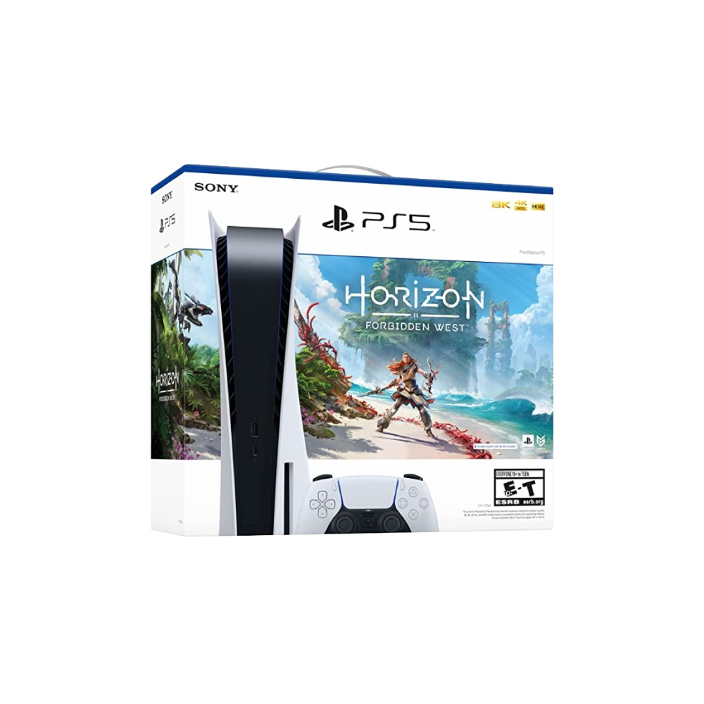 Sony, Playstation PS5 + Dual Sense + Horizon Forbidden West (Digital Game), PS5-257593