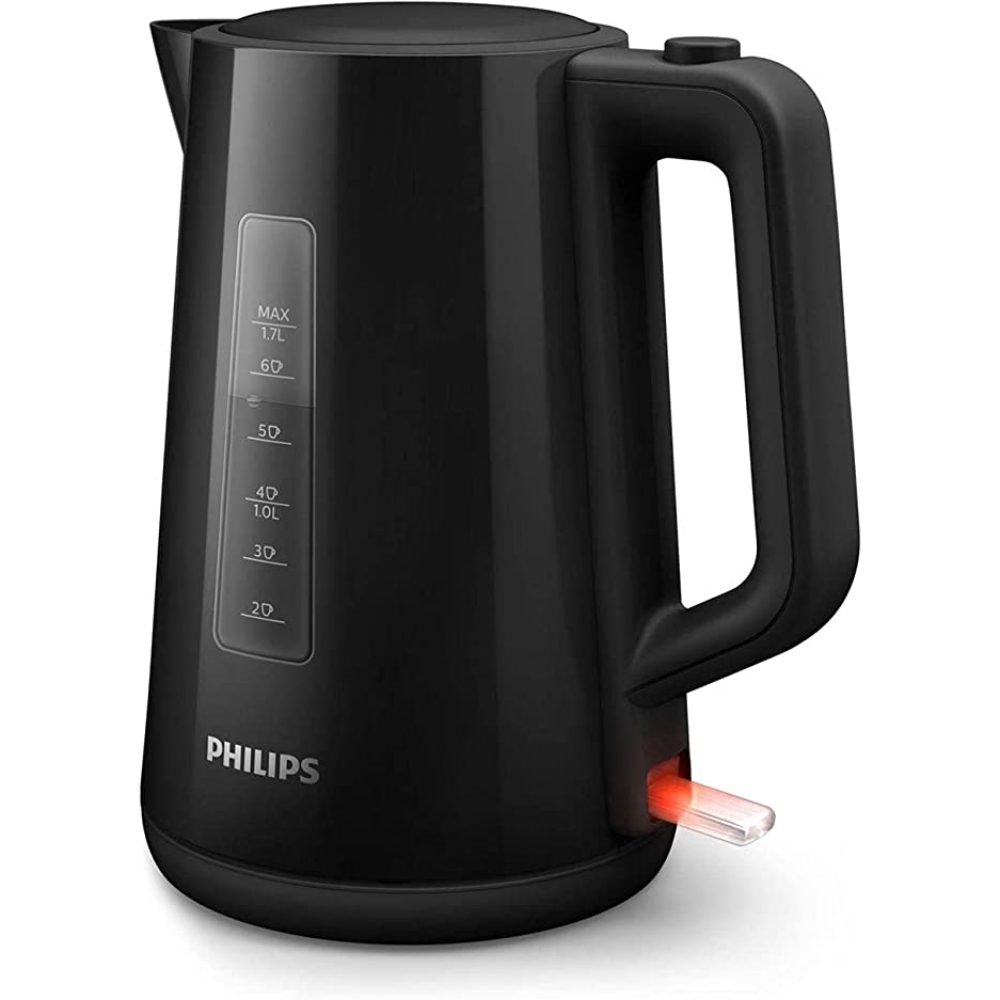 Philips Electric Kettle, 3000 Series, 1850W, 1.7L Family Size, Black, HD9318/21