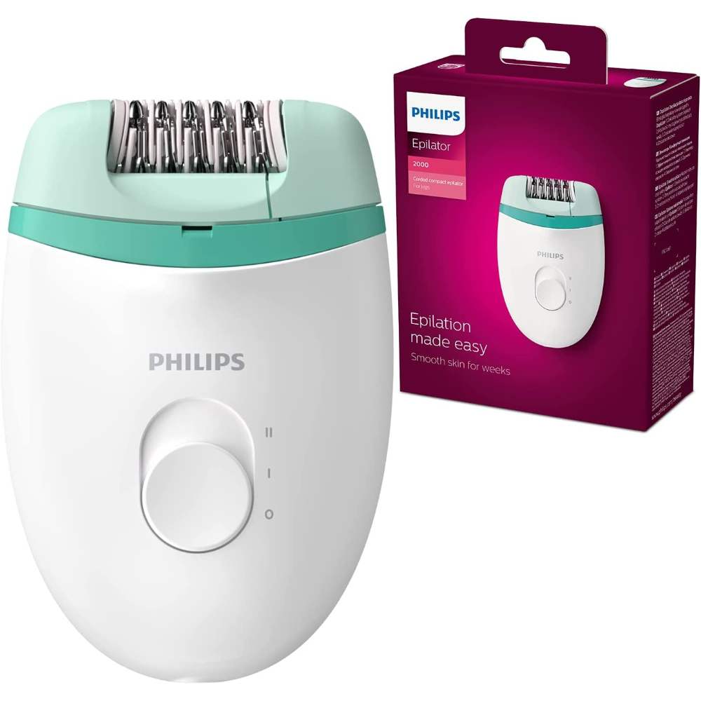 Philips Satinelle Essential Corded Compact Epilator, BRE224-00