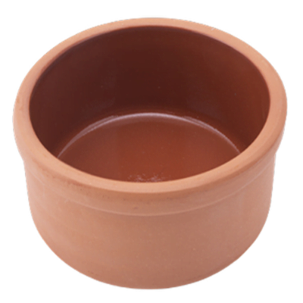 Elizi Clay Bowl 1Kg - Glazed D 16x7.5cm, CLAY-EL314