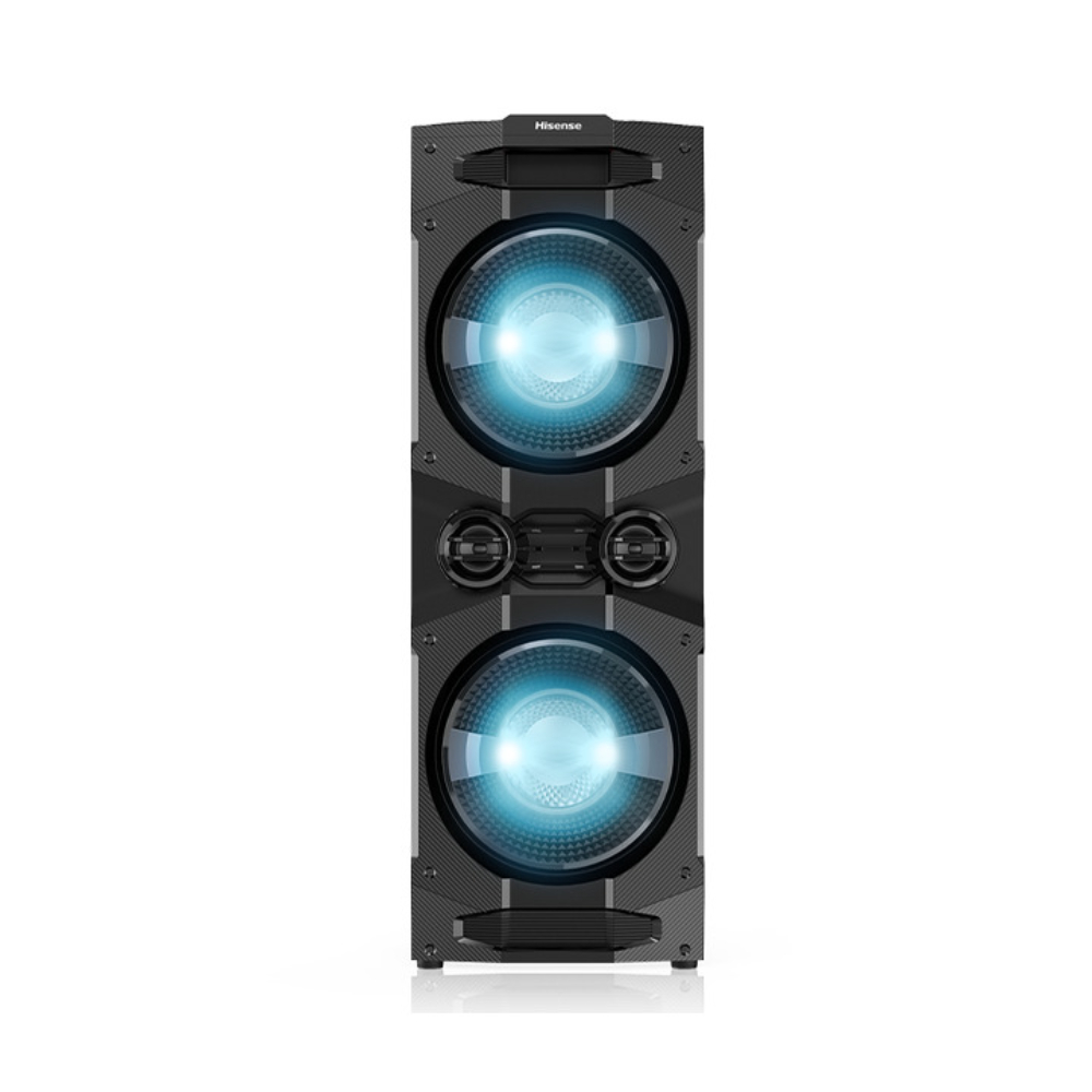 Hisense Party Speaker Rms 400W, USB/MP3/WMA, Flashing LED Speakers, Bluetoth, Line IN-USB - Rca - Karaoke Input, HSN-HP130