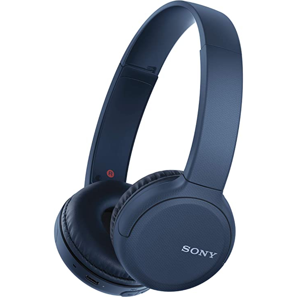 Sony Bluetooth Wireless Headphones, Up To 35 Hours Battery Life, Blue, SON-CH510LZ