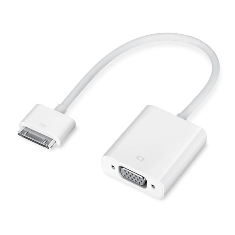 Apple 30PIN to VGA Adapter (iPad/iPhone/iPod), MC552