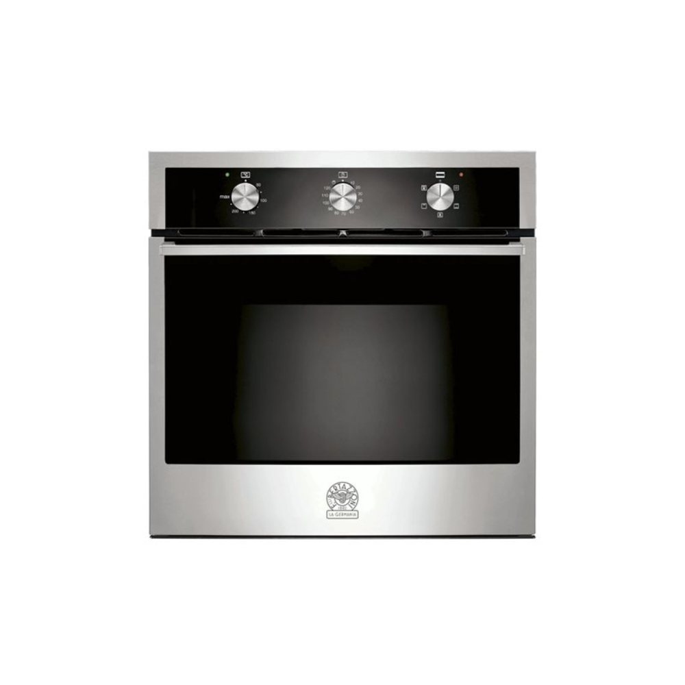 La Germania Oven 60cm Gas Oven/Gas Gril, Convection Fan, Futura Design 65L Safety, Stainless Steel, LGE-F680D9X/12