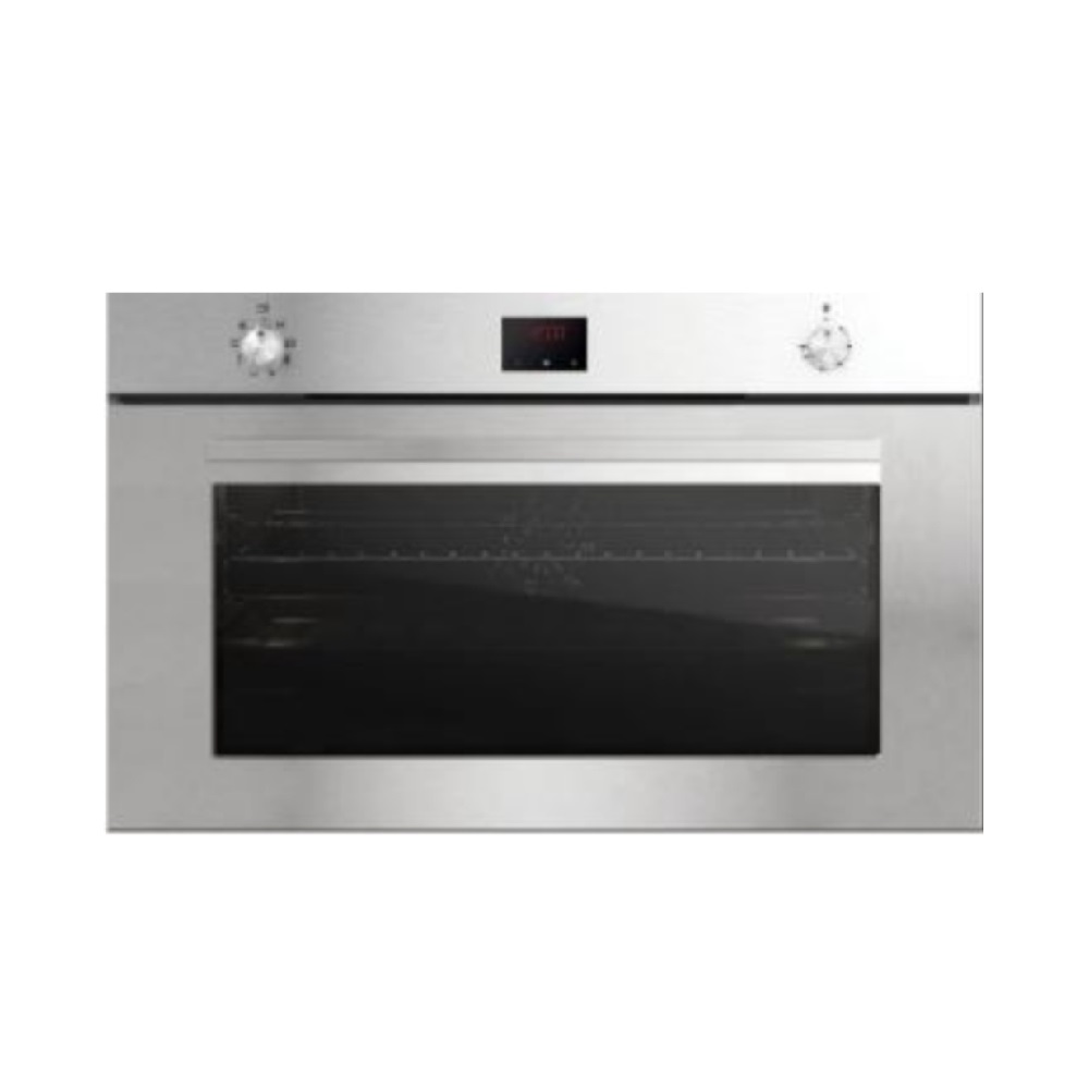 Smalvic Oven 90x60cm Gas/Electric, Stainless Steel, 2Fans, SMA-F90GEX2F