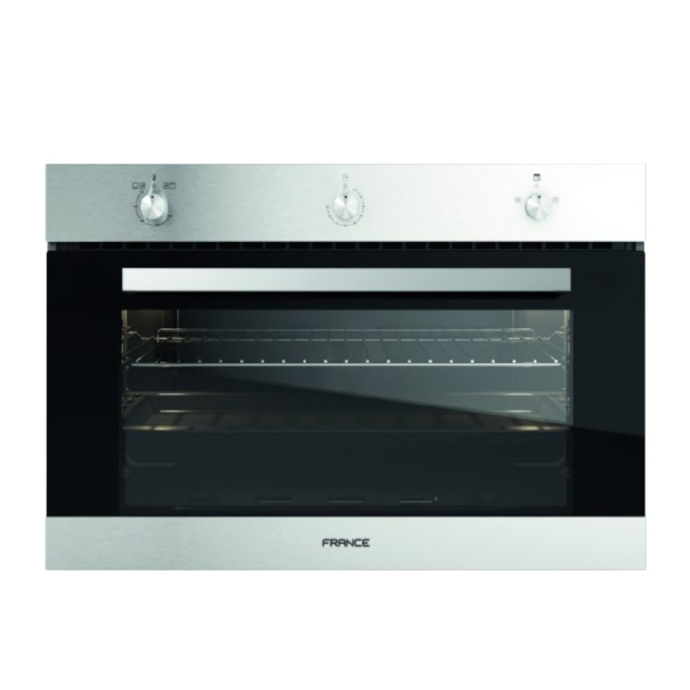 France Built-In Oven 90cm Inox, Mirror, Convection, Removable LID, FRN-FGG90XFAN