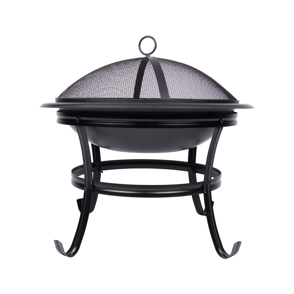 Firepit Outdoor With Grill 55x55x40 cm, YC88055C