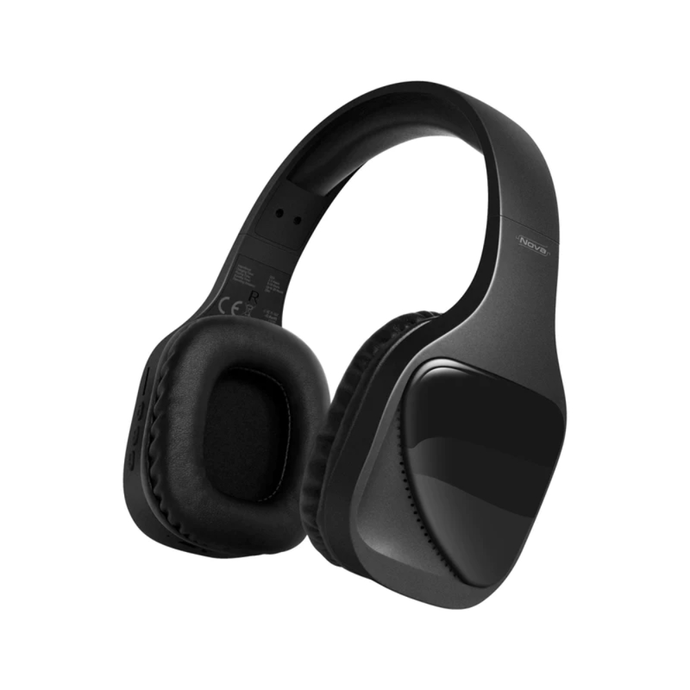 Promate Balanced Hi-Fi Stereo Wireless Headphones Black, CLC-NOVABLK