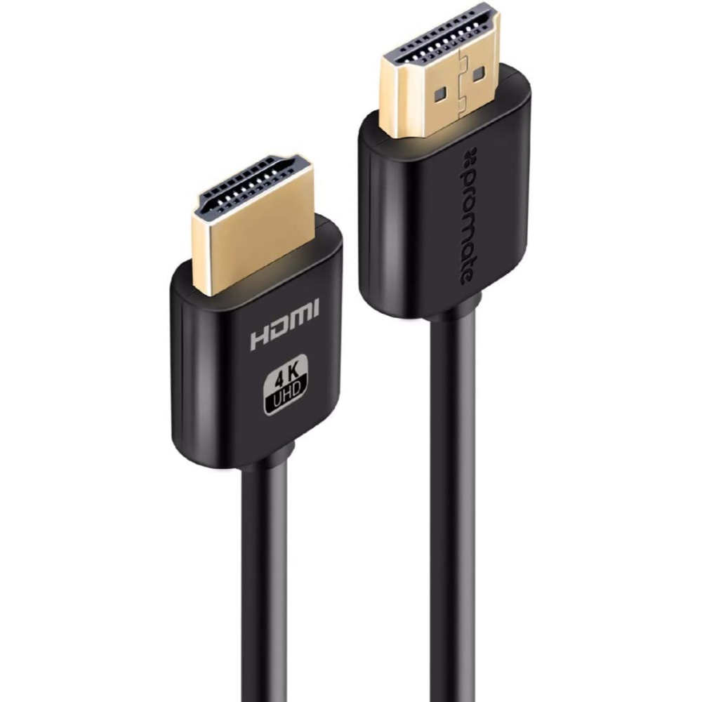 Promate HDMI Audio Video Cable 24K, Gold Plated 4K Ultra Hd , 3D Support 3M , CLC-4K2300