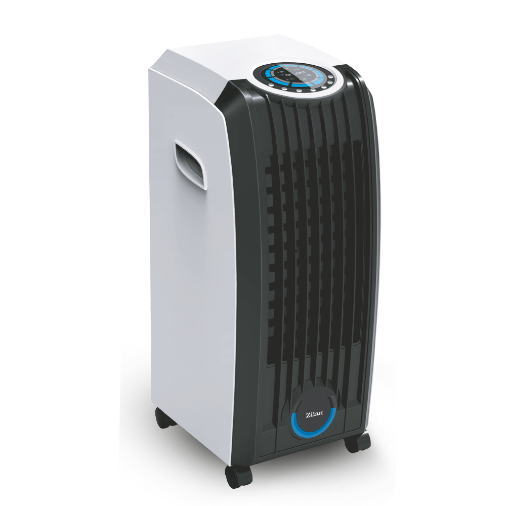 Zilan Portable Air Cooler 3 Speeds, 4L Tank, Led Touch, Remote, 60W, ZLN1307