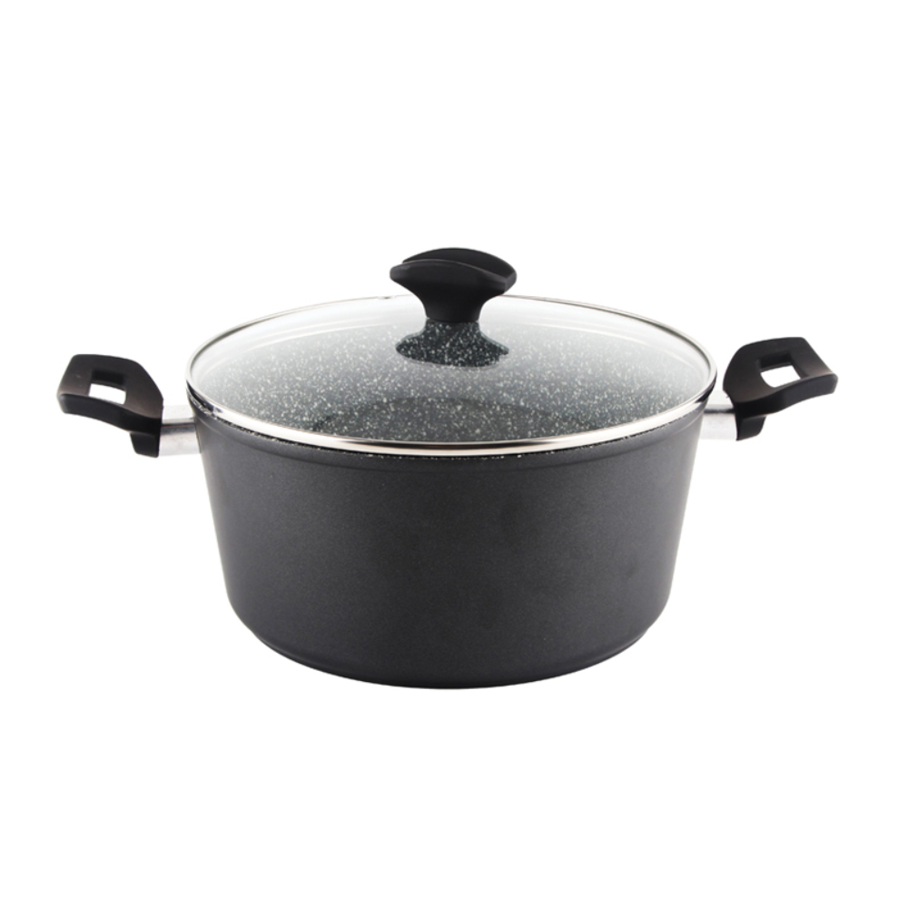 Zilan Granite Sauce Pan 28cm With Glass LID Induction, ZLN3338