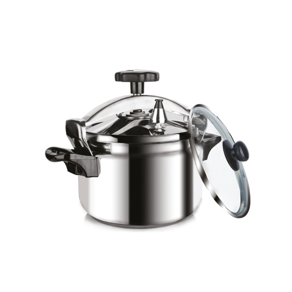 Zilan Pressure Cooker 8 L Stainless 18/10 + Additional Glass LID, ZLN3055