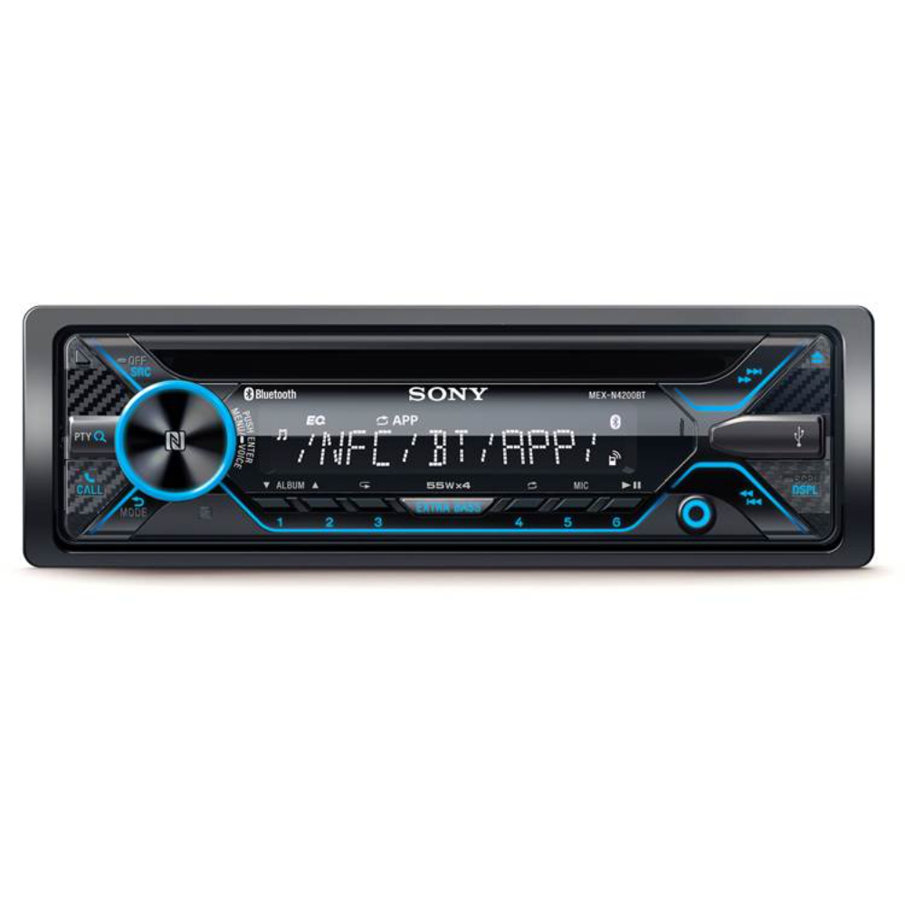 Sony Car Audio CD Receiver Dual Bluetooth, USB, AUX, 55Wx4, SON-N4200BT