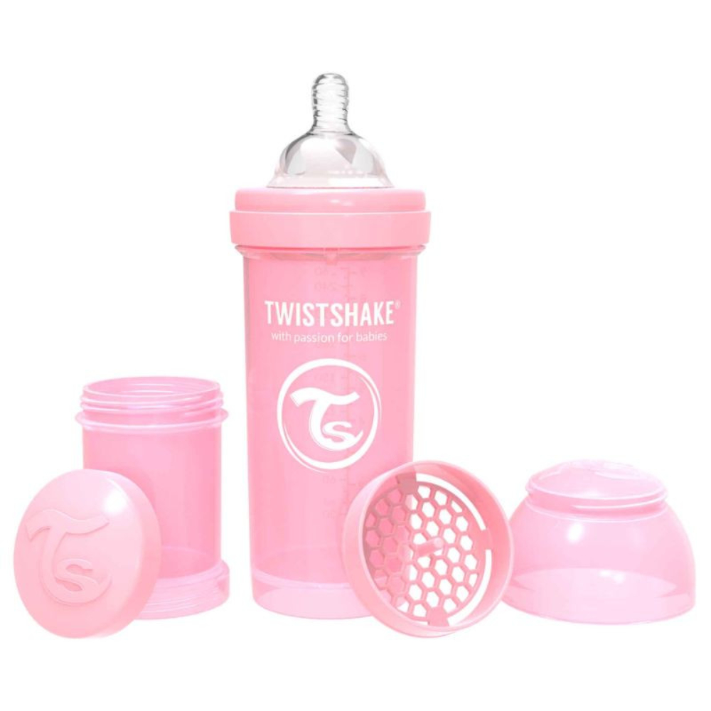 Twistshake Anti-Colic 260ml Pastel Pink, 78255