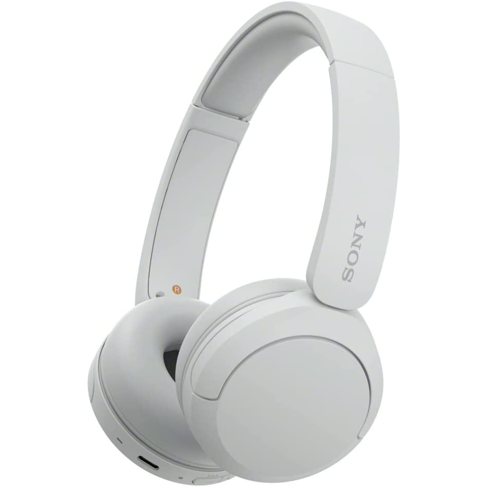 Sony Wireless Headphones With Microphone, White, SON-CH520W