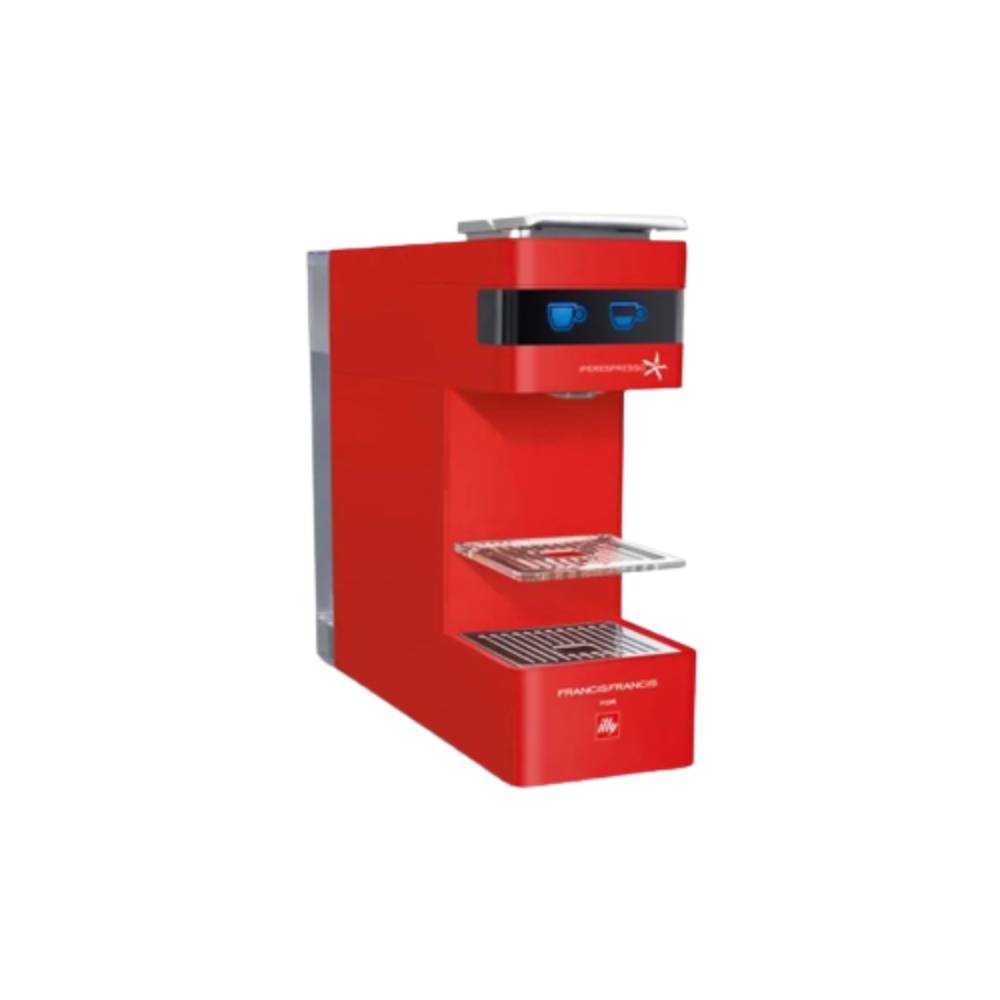 Illy Y3 Coffee Machine Iperespresso Machine-Red + Free PACK (20 Capsules)  ILY-60075