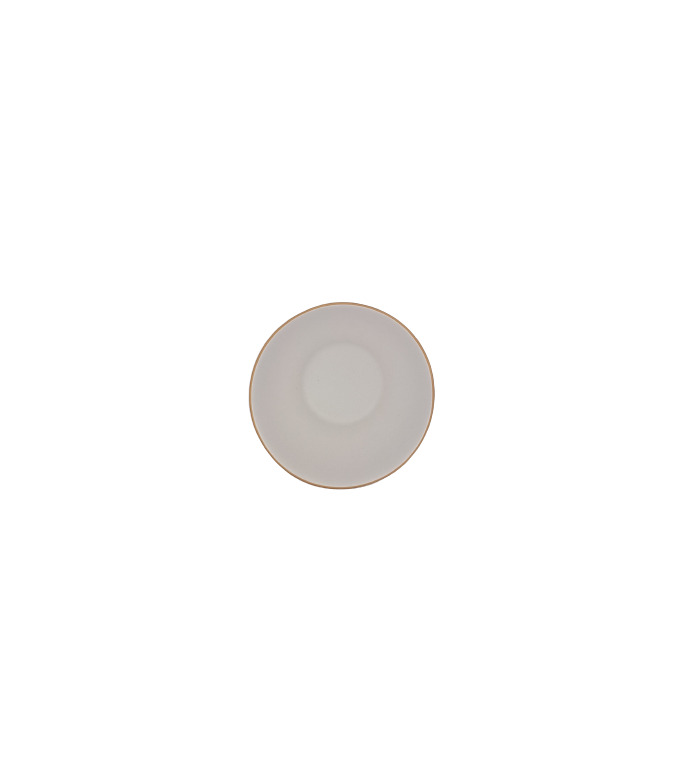 Keramika Bowl 15cm Thin Matt Gold White, TUR-5020015F