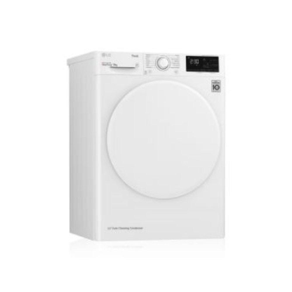 LG Dryer 9Kg White Dual Inverter Heat Pump, RH90V3AV0N