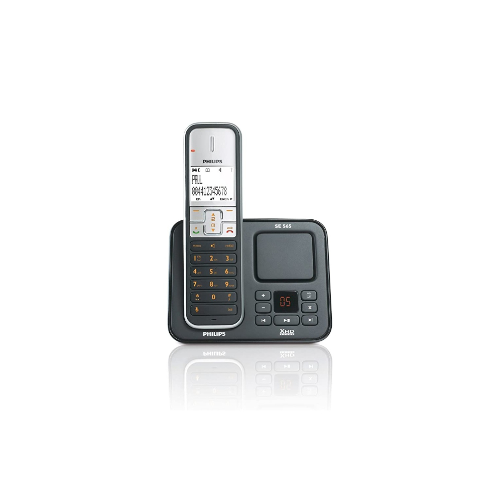 Philips Dect Phone With Digital Answerphone, XHD Sound And Low Energy Usage, SE5651B/05