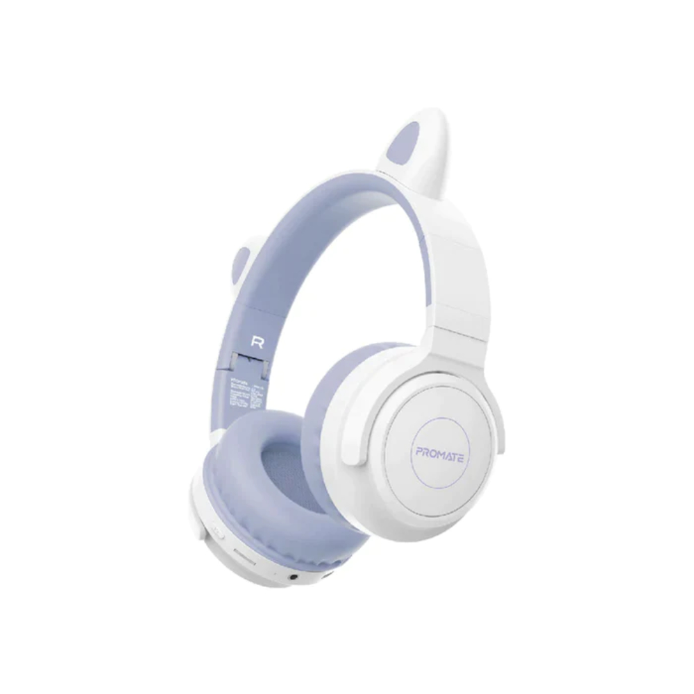Promate Kids Wireless Bluetooth Headphones, Kawaii Style, CLC-PANDALAC
