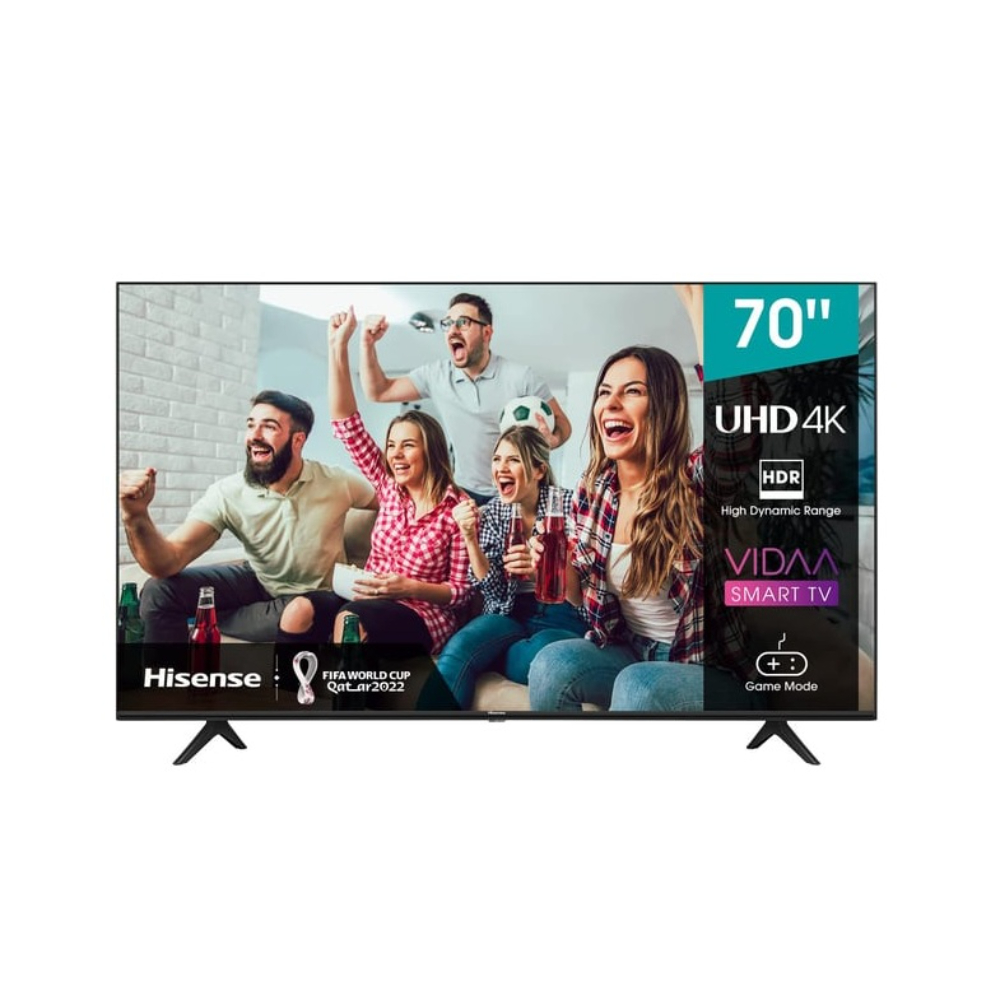 HISENSE TV 70-Inch A6 Series 4K UHD Smart TV Black, HSN-70A61H