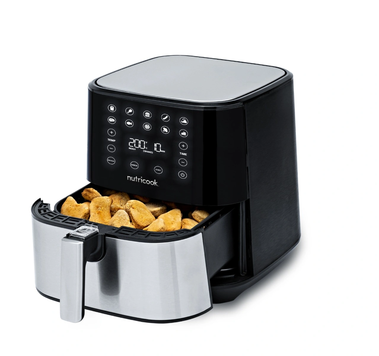 New Design 1500W Oil Free Non-Stick Coating Double Knob Mechanical Control Air  Fryer Oven with 3.2L Fry Basket and 4.2L out Pot - China Air Fryer and  1500W Air Fryer price