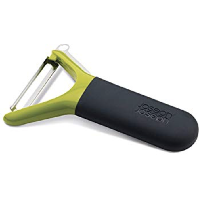 Joseph Joseph 10107 Multi-Peel Y-shaped Peeler Easy Grip Handles Stainless Steel Blade for Kitchen Vegetable Fruit, Light Green