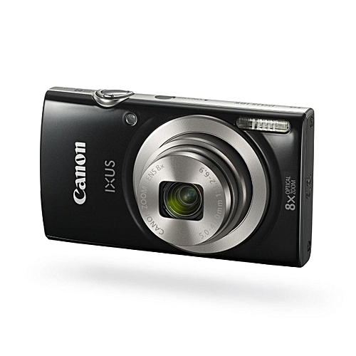 Canon IXUS185  20 MP Digital Compact Camera, 8X Optical Zoom, Black