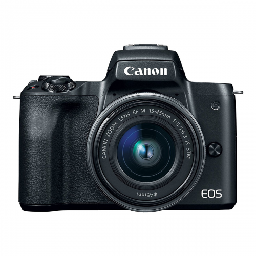 CANON EOSM50 Mirrorless Camera, 24 MP, APS-C CMOS Sensor, EF-M Lens, Support For EF/EF-S Lenses, 1080/60P And 720/120P HD Video, WI-FI/Nfc/Bluetooth, Black