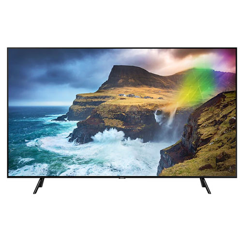 Samsung TV Ultra HD QLED 55-Inch, 40W, 2.2CH, 100HZ, 4HDMI, 2USB, QA55Q70RA