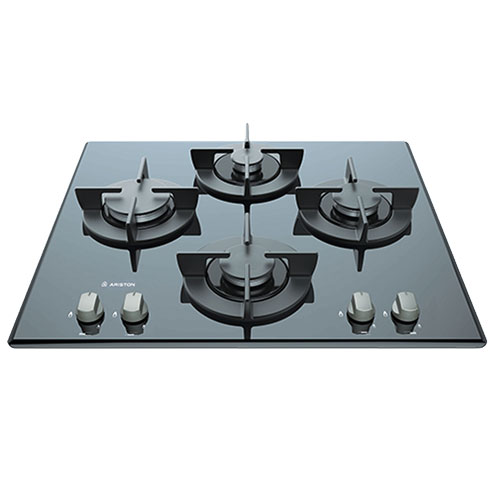 ARISTON BUILT IN ICE GAS HOB, 60CM, 4 GAS BURNERS, GAS SECURITY VALVE, AUTO IGNITION, DD641(ICE)