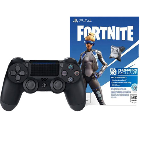 Sony PlayStation 4 Dualshock Wireless Controller, FORTNITE, CUH-ZCT2EX/BL
