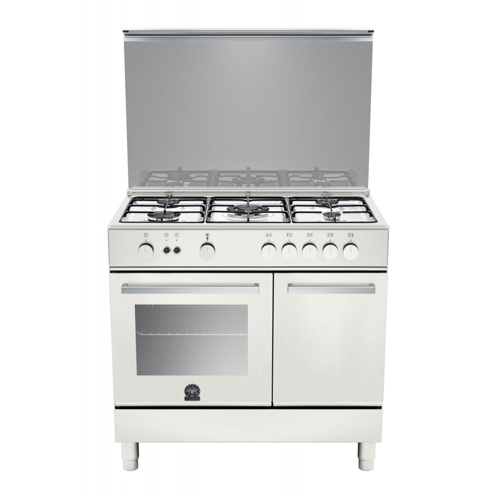 La Germania Cooker, 5 Burners, Triple Full Safety, White, TUP5C31DW