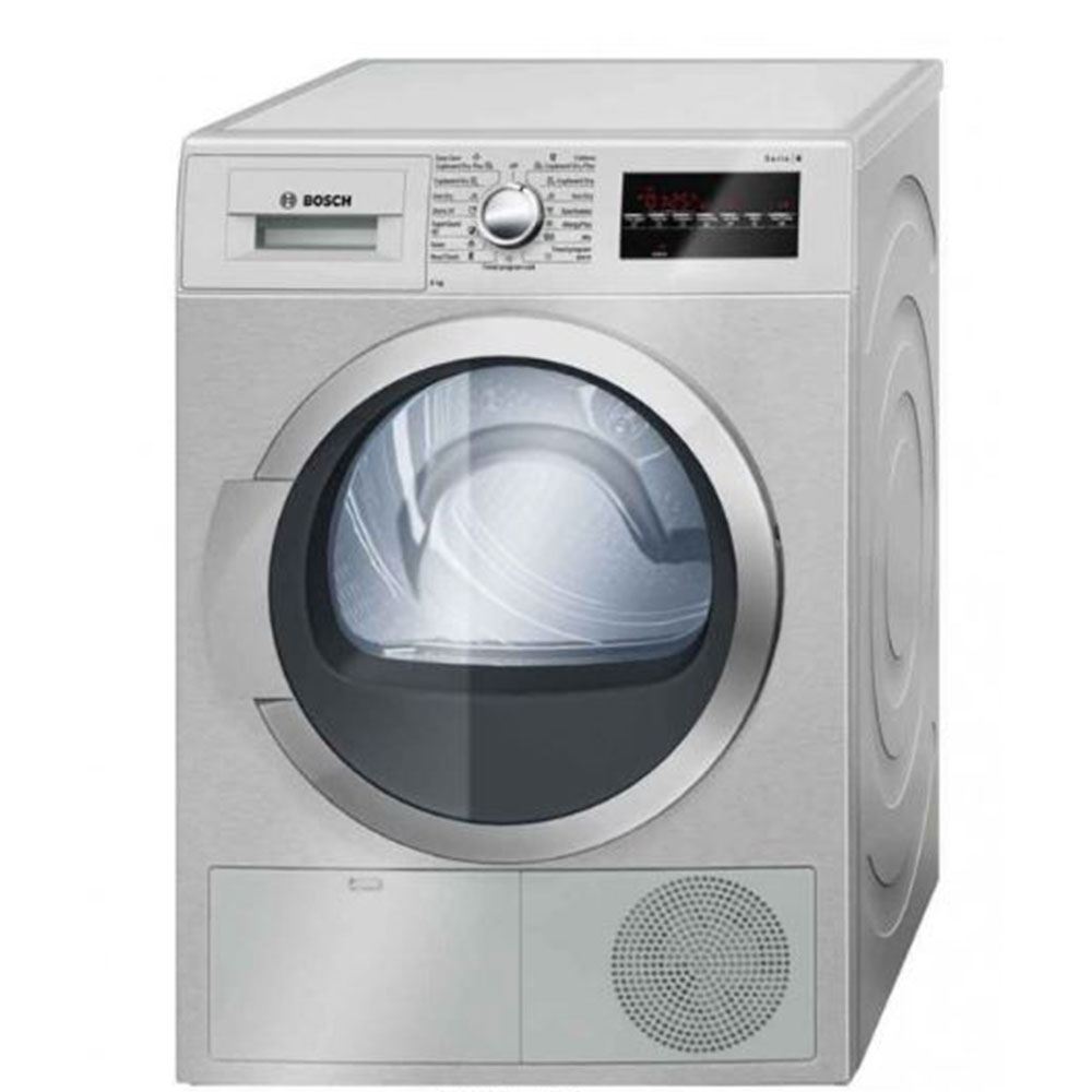 BOSCH Dryer Condenser 8kg STAINLESS - WTG8640XME