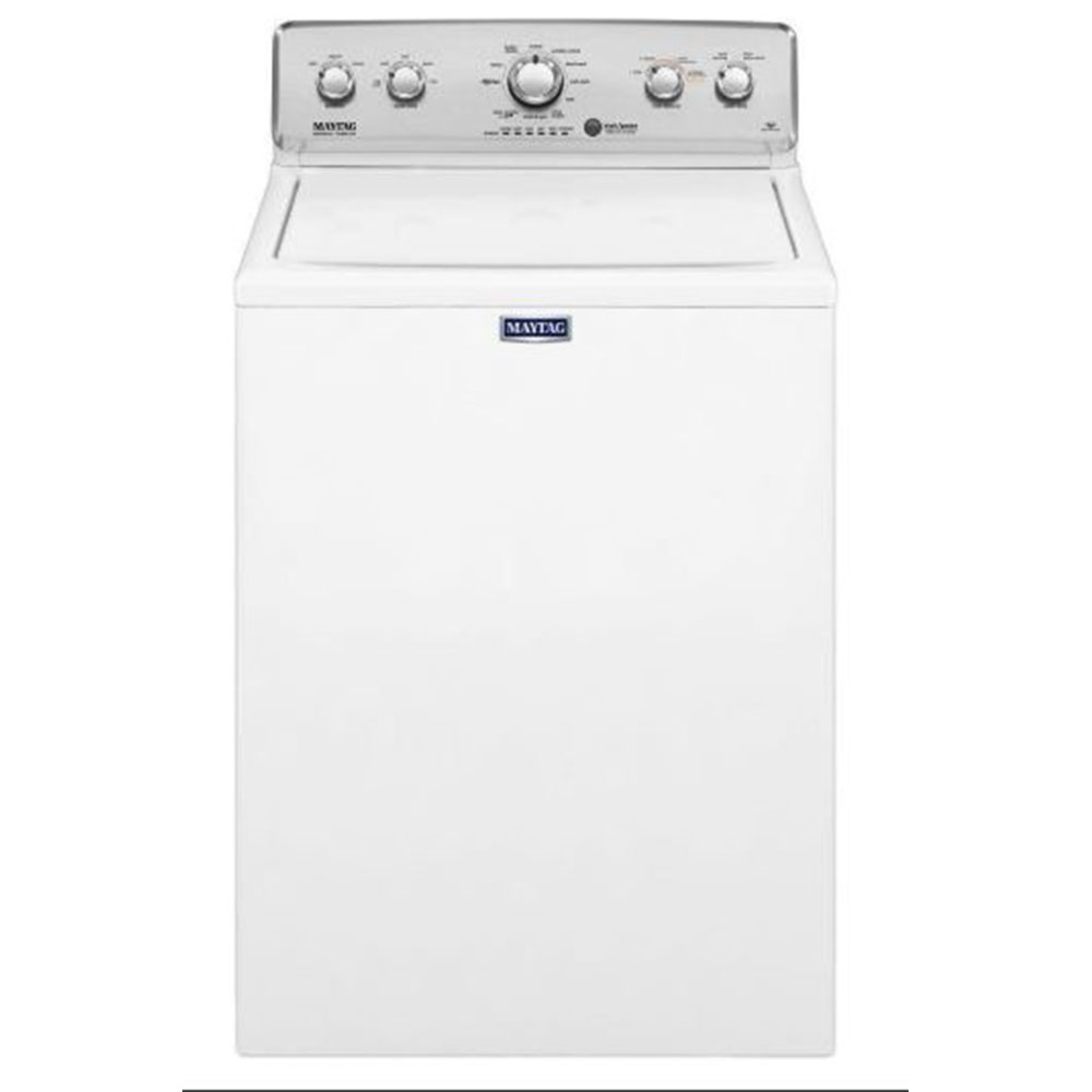 Maytag Top Load Washer 15Kg, 9Cycles, Intellisense, Stainless Steel Panel And Knobs, White, MAY-WC315FW