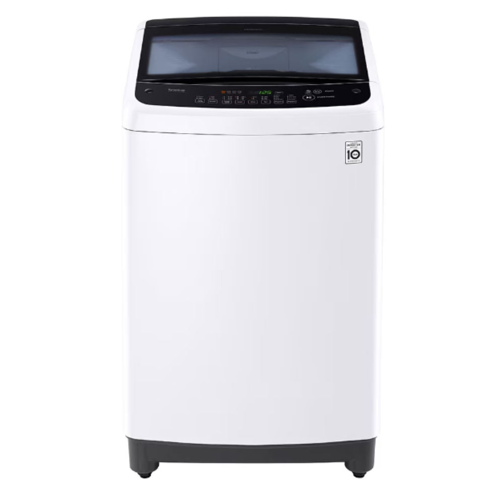 LG 13KG Top Loading Washing Machine WHITE, L.G-T1388NEHVA