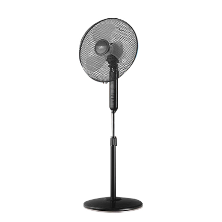 Farco Stand Fan 16-inch 45 W Black, FSF1600