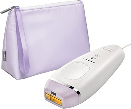 Philips IPL Lumea Essential IPL-Hair Removal Device Body & Face 200000 Lamp Flashes + Pouch With Smartskin Sensor, BRI86360