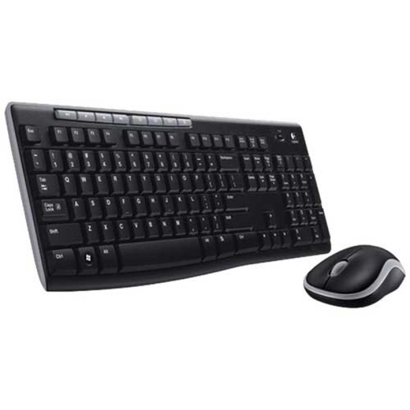 Logitech, Keyboard & Mouse Combo, Black, MK270