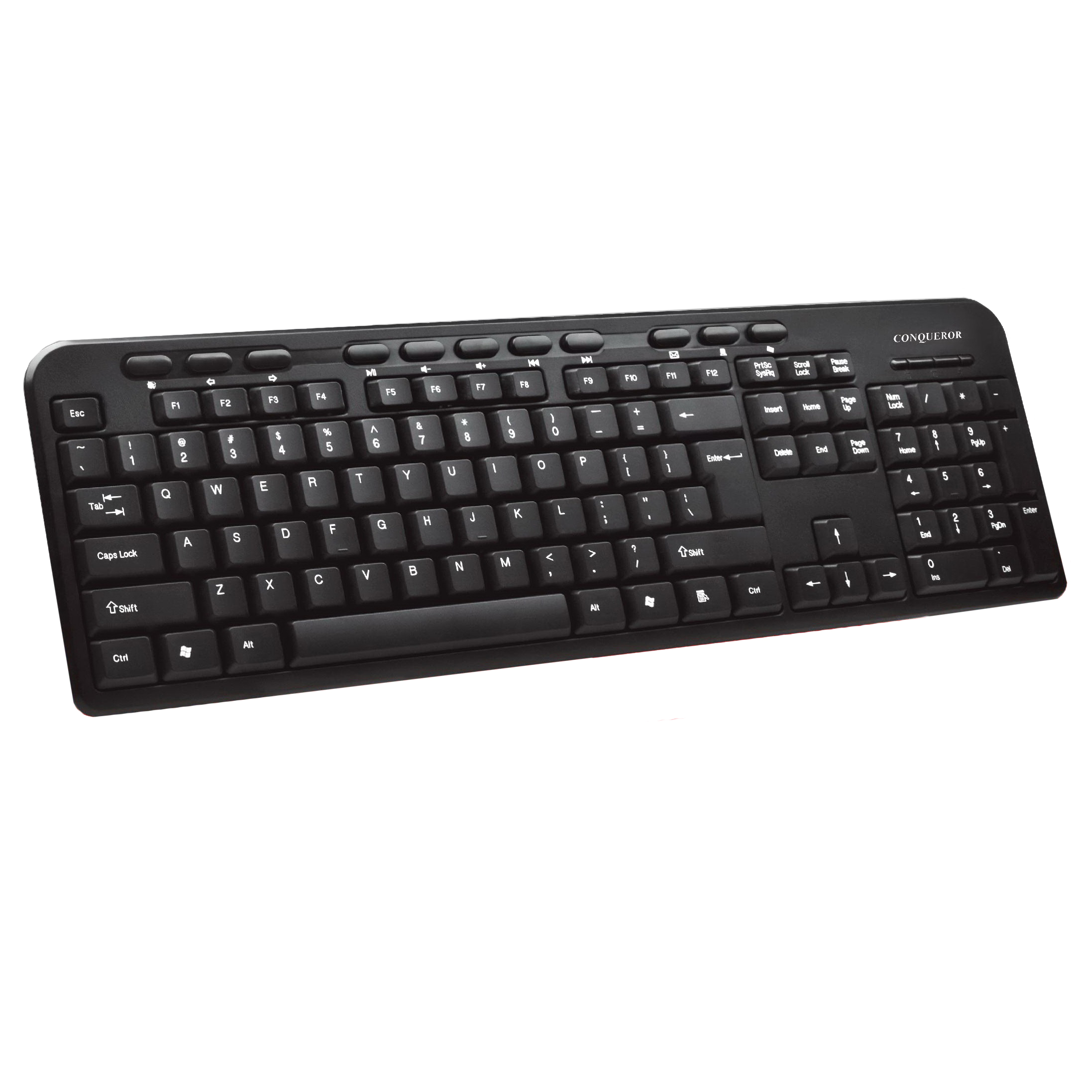 Conqueror Wired Keyboard Arabic and English for Desktop Computer PC Laptop - P368