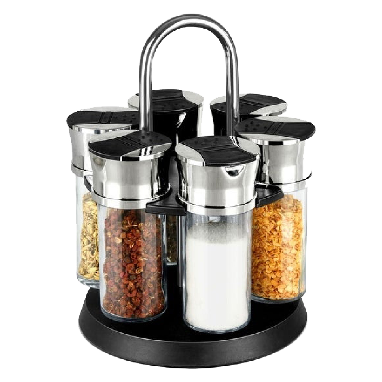 Westinghouse, Countertop Herb and Spice Rack with 6 Glass Jars - KW450