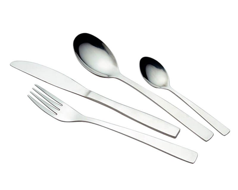  Westinghouse Flatware Dinner Fork, Dinner Spoon, Dinner Knife and Tea Spoon Set of 24pcs, Service for 6 - KW487