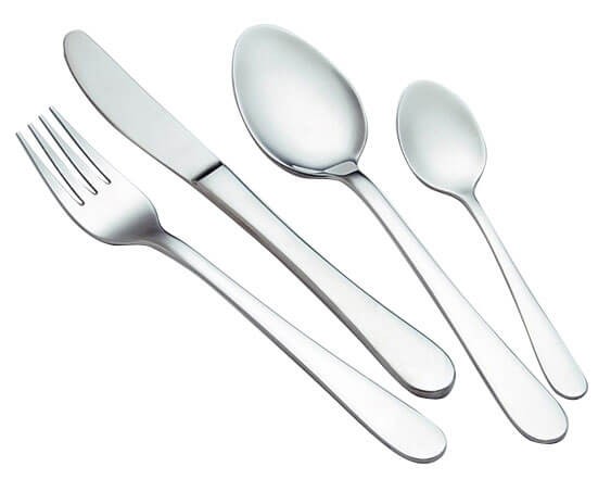  Westinghouse Flatware Dinner Spoon, Dinner Fork, Dinner Knife, Tea Spoon Set of 24pcs, Service for 6 - KW489